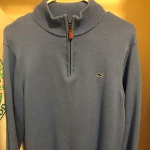 Vineyard Vines Mens Morse 1/4-Zip Sweater